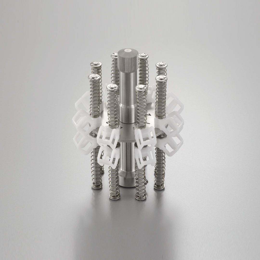 Movement holder for 12 watch movements, horizontal