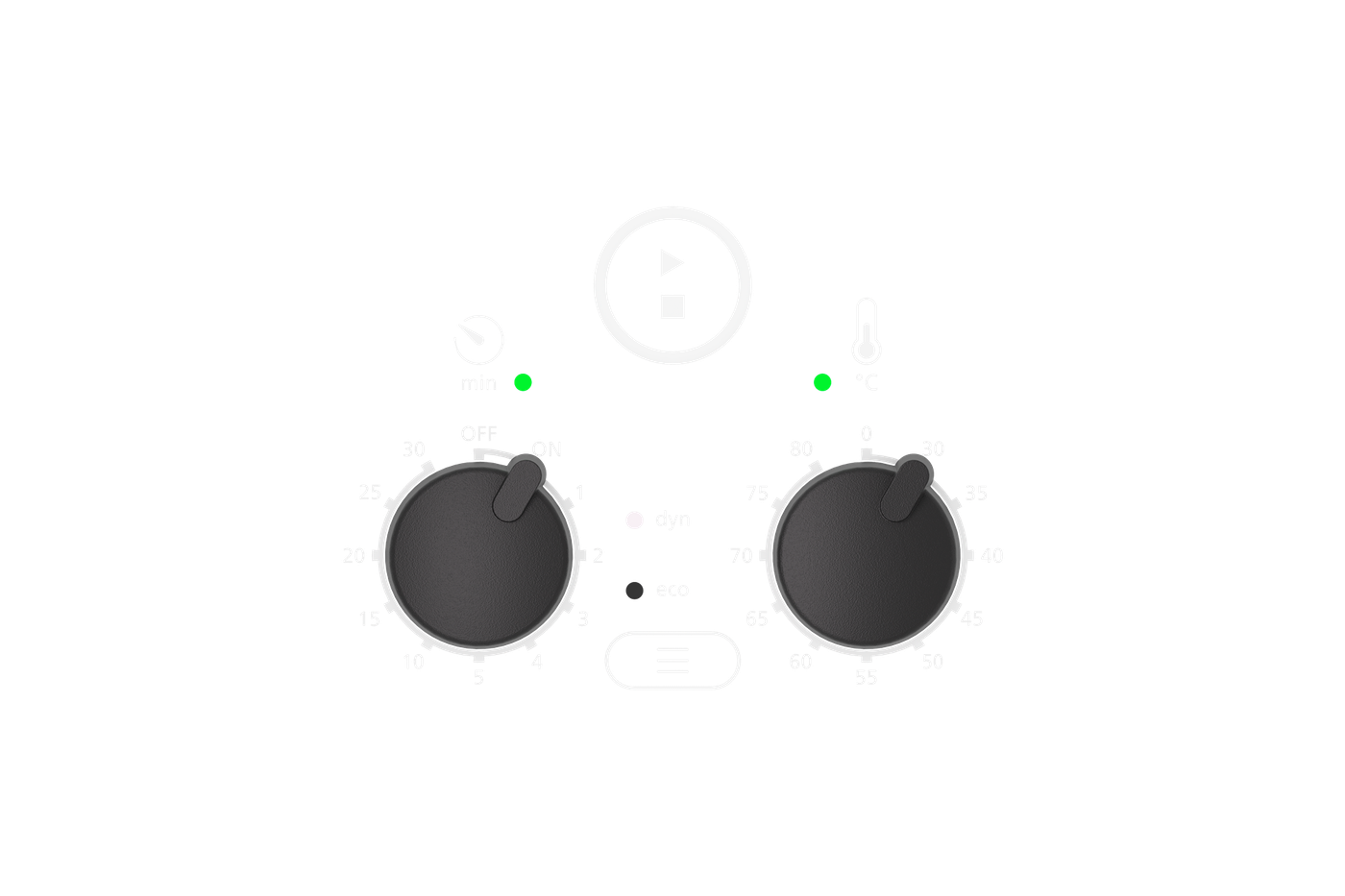Elmasonic Easy 30H (detail-control-panel)