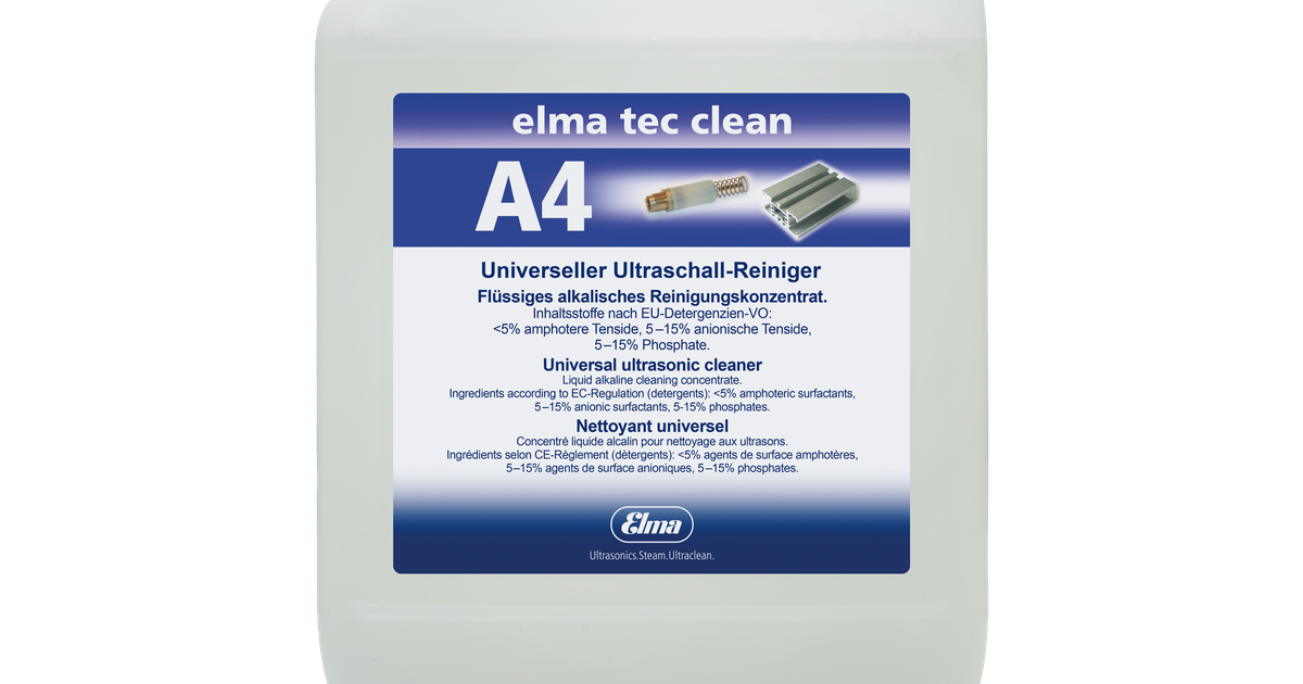 Elma Tec Clean A4 - Cleaning Concentrate - Elma Schmidbauer GmbH