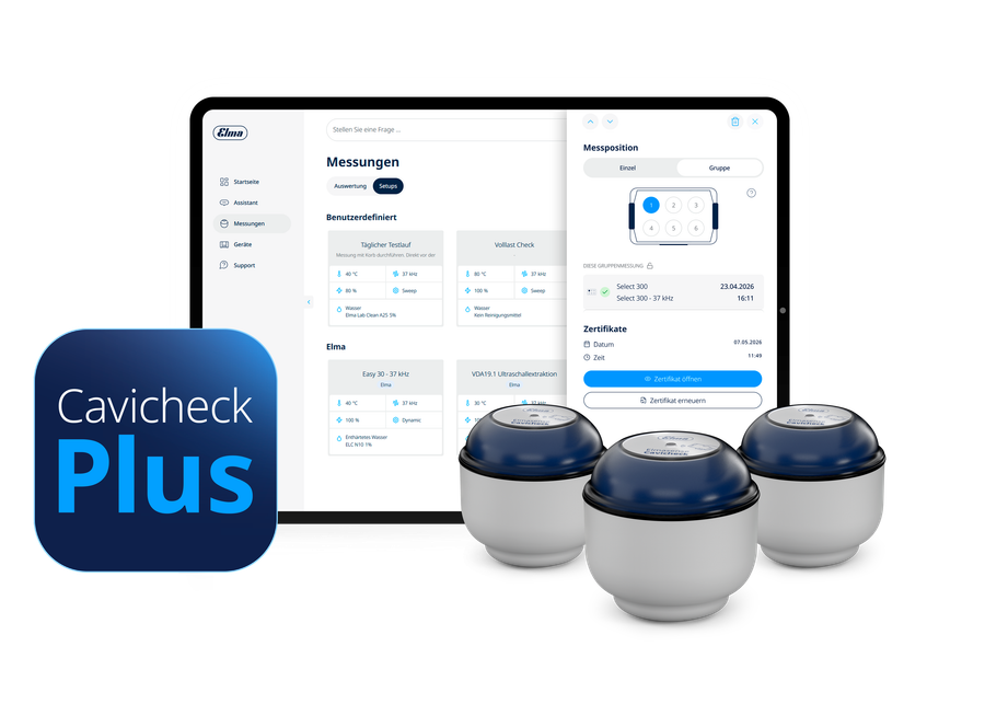 Cavicheck Plus Visual Mockup DE
