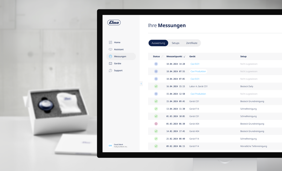 Elma Hub – Messungen