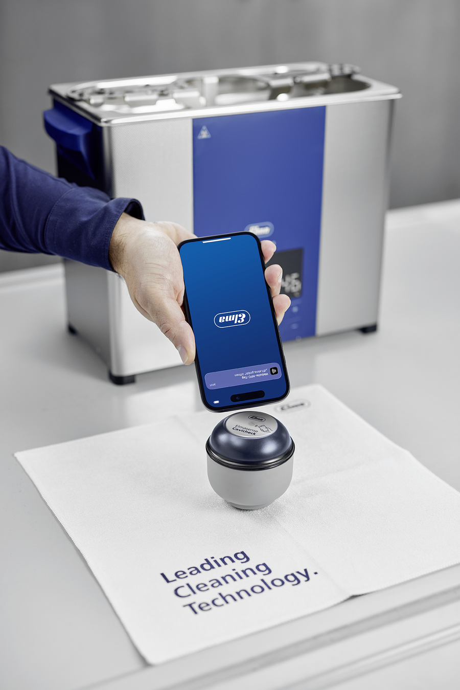 Elmasense Cavicheck Anwendung NFC Smartphone