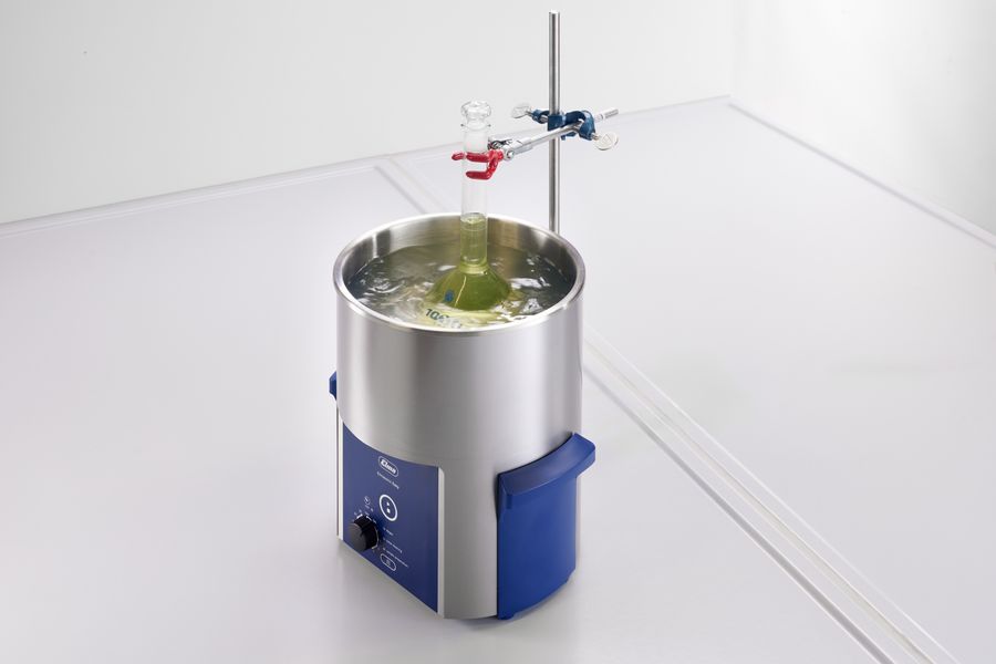Ultraschallreinigung mit Halterung